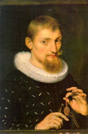 Oil portrait Painting - Portrait of a Man, 1597 by Rubens,Pieter Pauwel