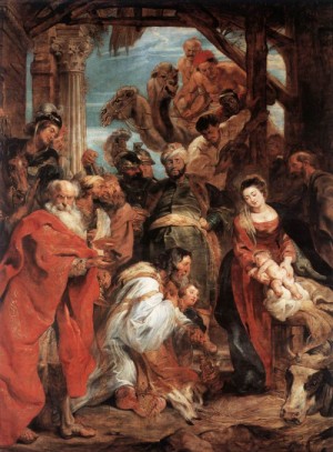Oil rubens,pieter pauwel Painting - The Adoration of the Magi by Rubens,Pieter Pauwel