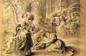  Photograph - The Garden of Love by Rubens,Pieter Pauwel