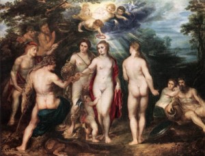  Photograph - The Judgment of Paris by Rubens,Pieter Pauwel