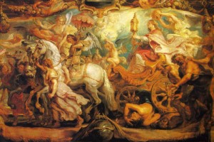 Oil rubens,pieter pauwel Painting - The Triumph of the Church by Rubens,Pieter Pauwel