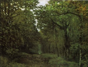Oil sisley alfred Painting - Avenue of Chestnut Trees, 1867 by Sisley Alfred