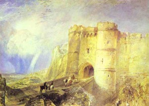 Oil turner,joseph william Painting - Carisbrook Castle, Isle of Wight. c.1828 by Turner,Joseph William