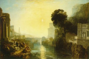 Oil the Painting - Dido building Carthage; or the Rise of the Carthaginian Empire  1815 by Turner,Joseph William