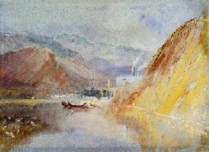 Oil turner,joseph william Painting - Die Eisenhütte von Quint by Turner,Joseph William