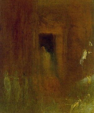 Oil turner,joseph william Painting - Interior at Petworth (detail 2) by Turner,Joseph William