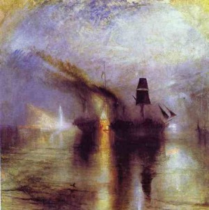 Oil sea Painting - Peace   Burial at Sea. 1842 by Turner,Joseph William