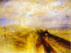 Oil turner,joseph william Painting - Rain, Steam and Speed - The Great Western Railway. 1844 by Turner,Joseph William