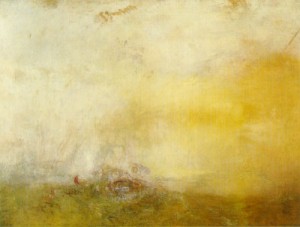 Oil sea Painting - Sunrise with Sea Monsters   c. 1845 by Turner,Joseph William