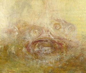 Oil turner,joseph william Painting - Sunrise with Sea Monsters(Detail)  c. 1845 by Turner,Joseph William