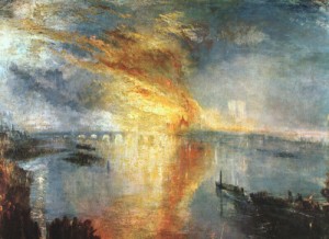  Photograph - The Burning of the Houses of Parliament, 1834 by Turner,Joseph William
