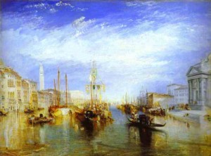 Oil Painting - The Grand Canal, Venice. 1835 by Turner,Joseph William