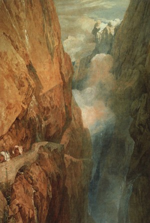 Oil turner,joseph william Painting - The Passage of the St. Gothard, 1804 by Turner,Joseph William