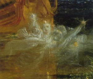 Oil turner,joseph william Painting - Ulysses deriding Polyphemus - Homer's Odyssey (detail) by Turner,Joseph William