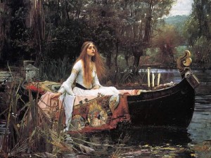 Oil waterhouse,john william Painting - Lady of Shallott.jpg by Waterhouse,John William