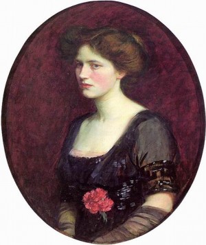 Photograph - Portrait of Mrs Charles Schreiber by Waterhouse,John William