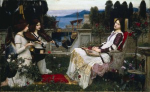 Oil Painting - Saint Cecilia, 1895 by Waterhouse,John William