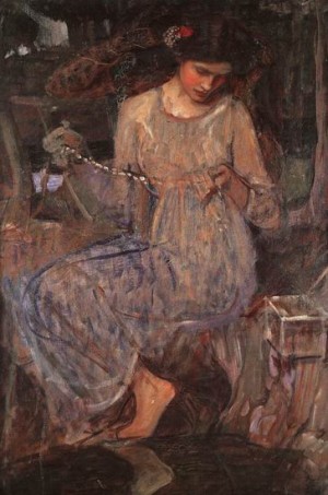  Photograph - The Necklace by Waterhouse,John William