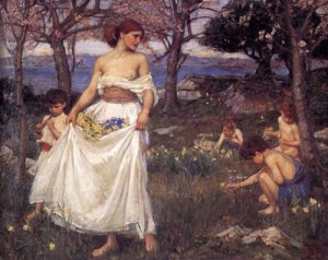  Photograph - The song of springtime by Waterhouse,John William