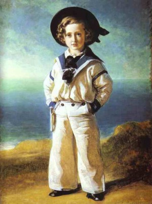 Oil winterhalter,franz Painting - Albert Edward, Prince of Wales. 1846 by Winterhalter,Franz
