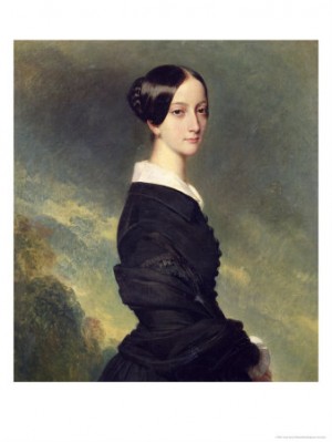  Photograph - Portrait of Francisca Caroline de Braganca 1844 by Winterhalter,Franz