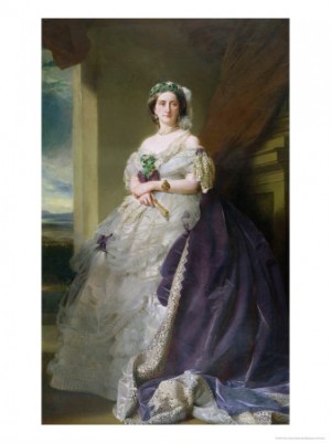  Photograph - Portrait of Lady Middleton (1824-1901), 1863 by Winterhalter,Franz