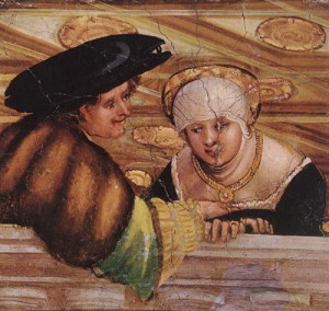 Oil Painting - Lovers    c.1530 by Altdorfer, Albrecht