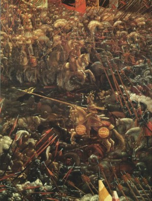 Oil altdorfer, albrecht Painting - The Battle of Alexander at Issus by Altdorfer, Albrecht