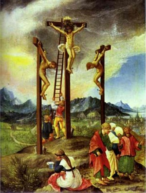 Oil altdorfer, albrecht Painting - The Crucifixion   c.1526 by Altdorfer, Albrecht